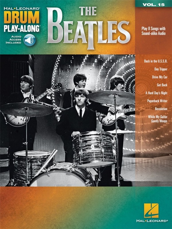 The Beatles Audio Access Drum Playalong Vol 15 Musia Musik Medien