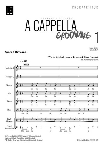 A cappella Grooving Band 1  für gem Chor a cappella  Chorpartitur