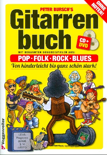 Gitarrenbuch Band 1 (+DVD +CD)  Neuausgabe 2015 - Coverbild-Thumbnail