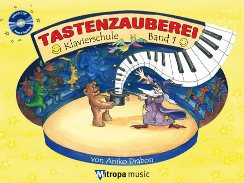 Tastenzauberei Band 1 (+CD) : für Klavier   - Coverbild-Thumbnail