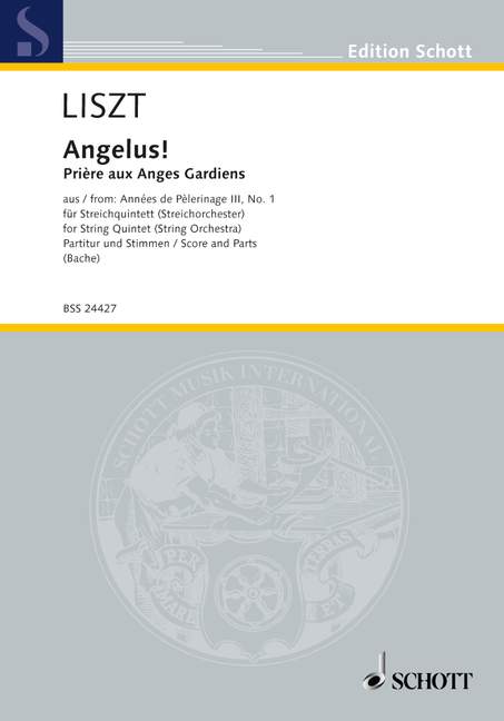 Angelus!  für Streichquartett oder Streichquintett (Streichorchester)  Partitur