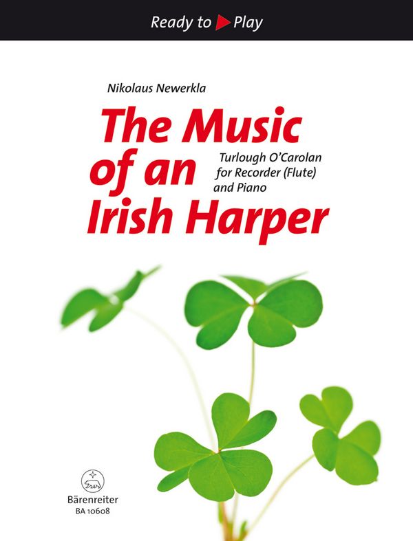 The Music of an Irish Harper  für 1-2 Blockflöten (Flöten) und Klavier  