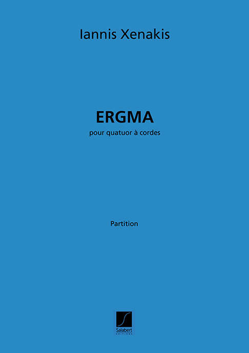 Ergma  pour quatuor à cordes  partition