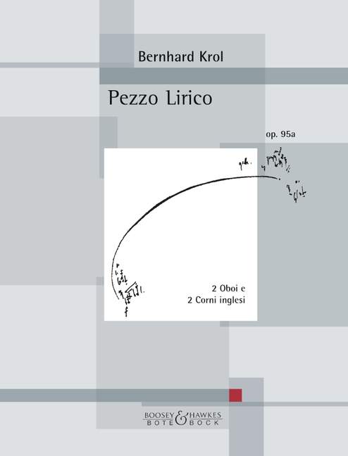 Pezzo lirico op. 95a  2 Oboen und 2 Englischhörner (2 Hörner)  Spielpartitur