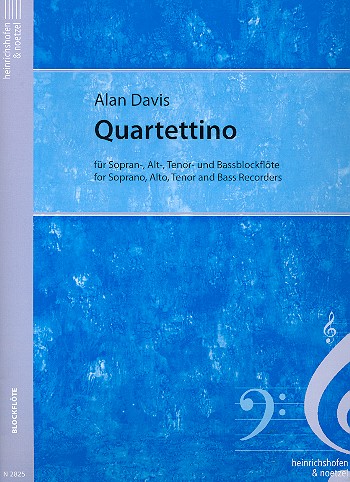 Quartettino  für 4 Blockflöten (SATB)  Spielpartitur