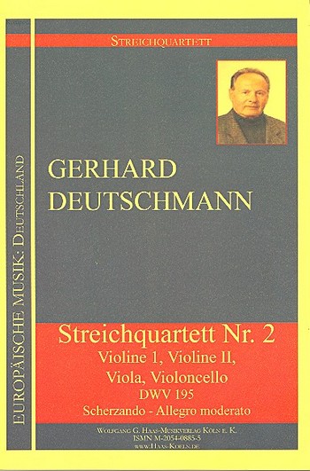 Streichquartett Nr.2 DWV195  Partitur und Stimmen  