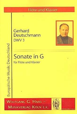 Sonate G-Dur DWV3 für Flöte und Klavier    