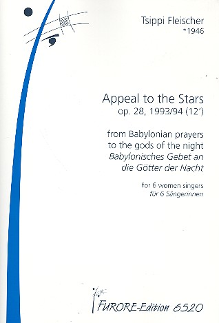 Appeal to the Stars op.28 für 6 Sängerinnen  Partitur  