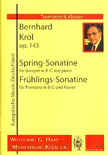 Frühlings-Sonatine für Trompete (B/C)  und Klavier  