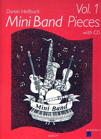 Mini Band Pieces Band 1 (+CD)  für variables Ensemble  Partitur und Stimmen