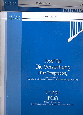 Die Versuchung  Oper in 2 Akten  Partitur in 2 Bänden (dt)