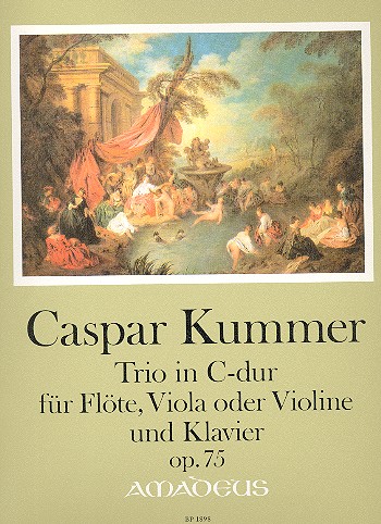 Trio C-Dur op.75  für Flöte, Viola (Violine) und Klavier  Stimmen