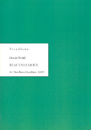 Flautata doce (+CD)  für 4 Blockflöten (SATB) (Flöten)  Spielpartitur