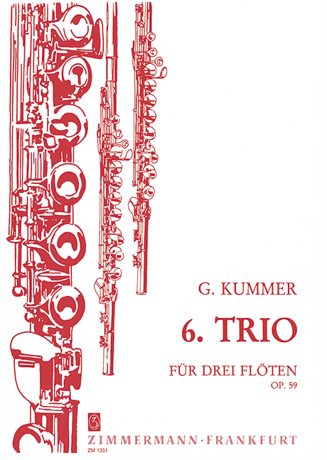 Trio Nr.6 op.59  für 3 Flöten  Stimmen