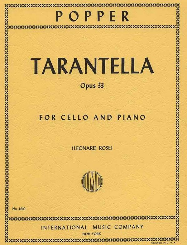 Tarantella op.33  for violoncello and piano  