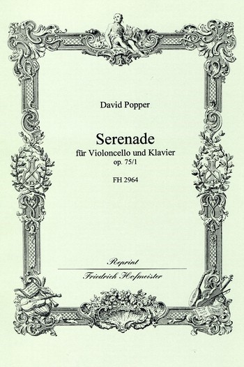 Serenade op.75,1 für Violoncello  und klavier  