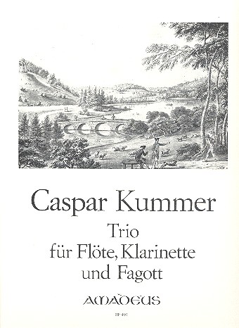 Trio für Flöte, Klarinette und Fagott  3 Stimmen  