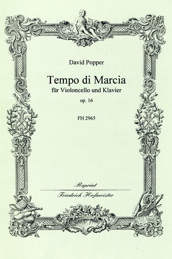 Tempo di marcia op.16 für Violoncello  und Klavier  