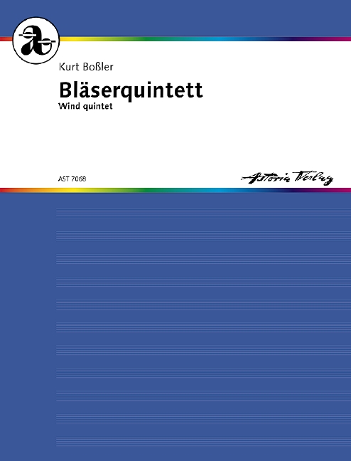 Quintett Nr.2 (1967-68)  Für Flöte, Oboe, Klarinette, Horn und Fagott  Partitur und Stimmen