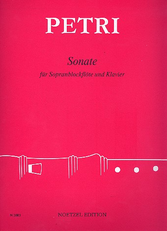 Sonate op.116 für Sopranblockflöte  und Klavier  