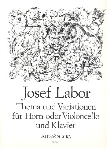 Thema und Variationen op.10  für Horn (Violoncello) und Klavier  