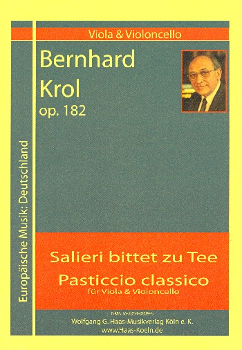 Salieri bittet zum Tee Pasticcio classico op.182  für Viola und Violoncello  Partitur