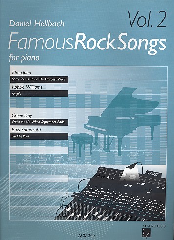 Famous Rock Songs vol.2  für Klavier  