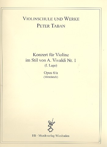Konzert im Stil von A. Vivaldi Nr.1 op.6a  für Violine und Klavier  