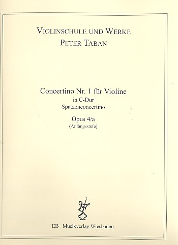 Concertino C-Dur Nr.1 op.4a  für Violine und Klavier  
