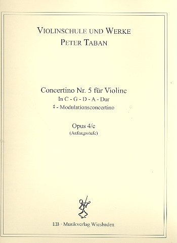 Concertino Nr.5 op.4e  für Violine und Klavier  