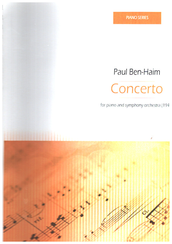 Concerto   for piano and symphony orchestra  score
