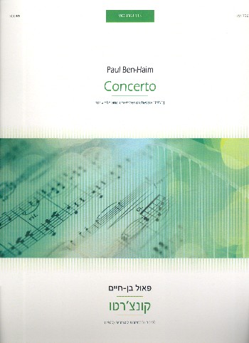 Concerto   for violin and chamber orchestra  score