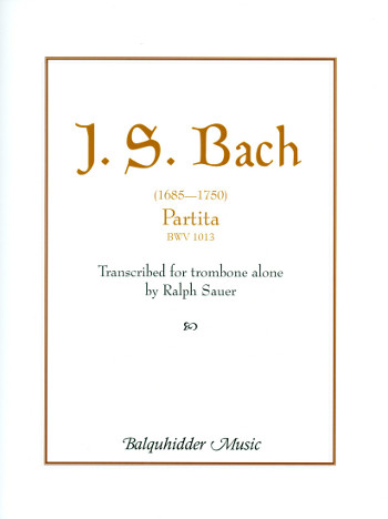 Partita d-minor BWV1013  for trombone  