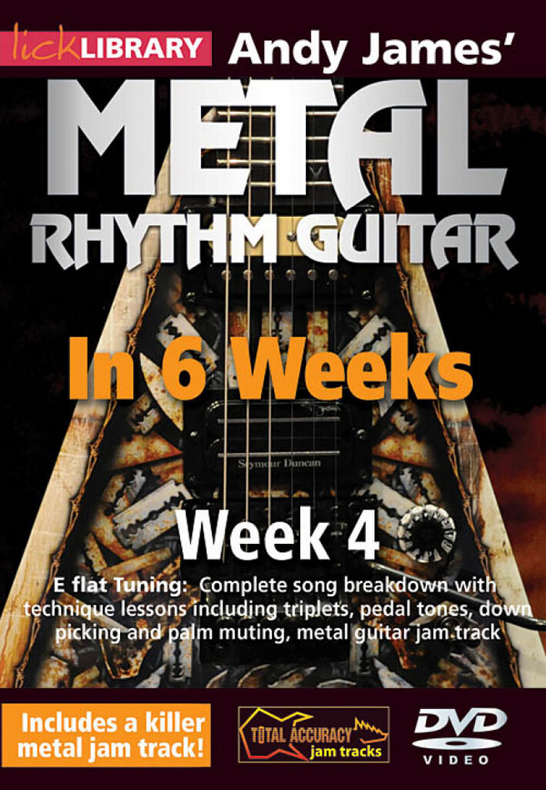 Andy James' Metal Rhythm Guitar in 6 Weeks  Gitarre  DVD