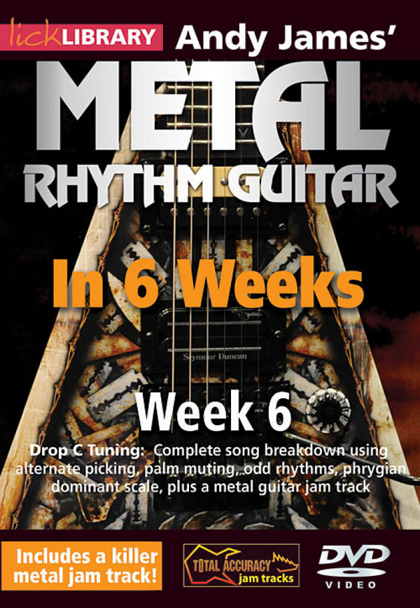 Andy James' Metal Rhythm Guitar in 6 Weeks  Gitarre  DVD