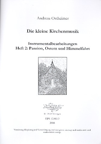 Die Kleine Kirchenmusik - Instrumentalbearbeitungen Band 2  für Orgel  