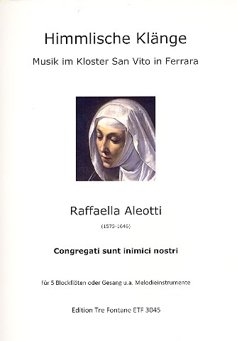 Congregati sunt inimici nostri  für 5 Blöckflöten (SATQuintusB) (Gesang/Melodieinstrumente)  Partitur und Stimmen